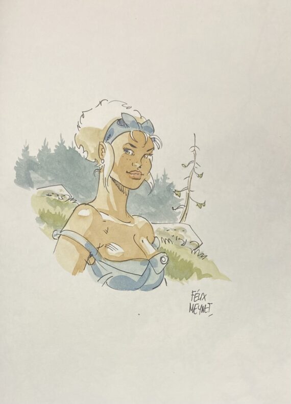 Meynet & Roman - Dédicace / Double M N° 6 "Le chamois blanc" - Tirage de tête (1999)