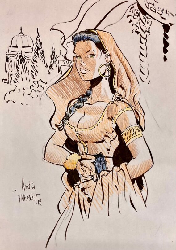 Meynet & Yann - Dédicace / Les éternels T. 2 "Mira" - Tirage de tête Raspoutine (2004)