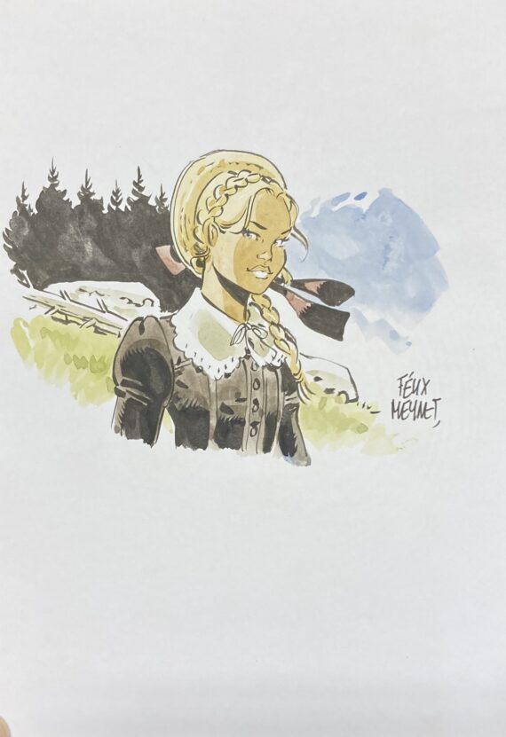 Meynet - Dédicace / Fanfoué N° 1 "Pour une ballade mécanique aux Gets" (2025)