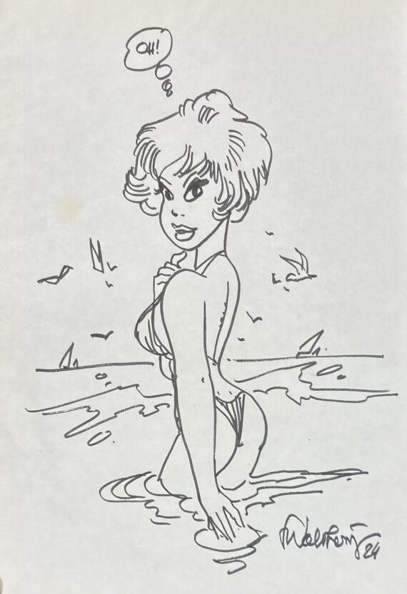 Walthéry - Dédicace / Moi je lis le journal (1983/1984))