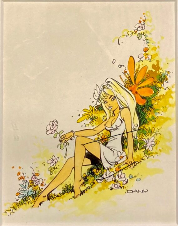 Dany - Colombe  / Dessin original couleurs