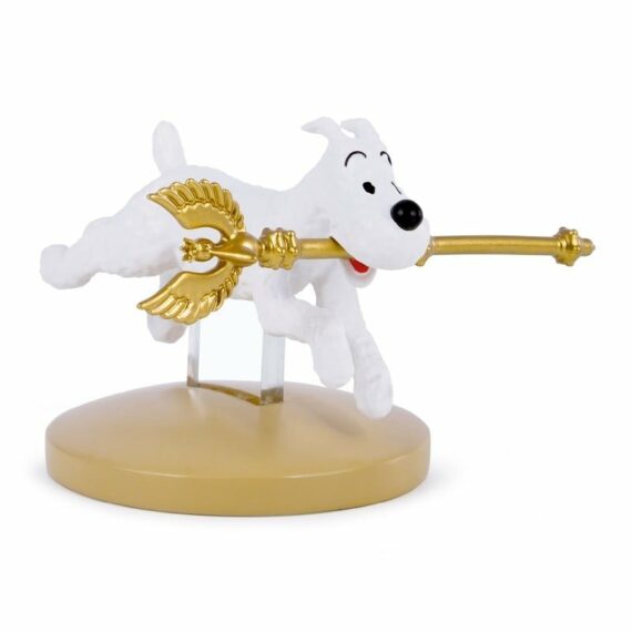 Hergé - Milou avec le sceptre d'Ottokar - Figurine en résine (2025)