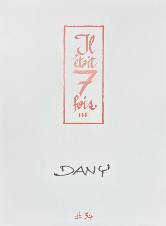 Dany - Portfolio Il était 7 fois… N° 34 - Olivier Rameau (2025)