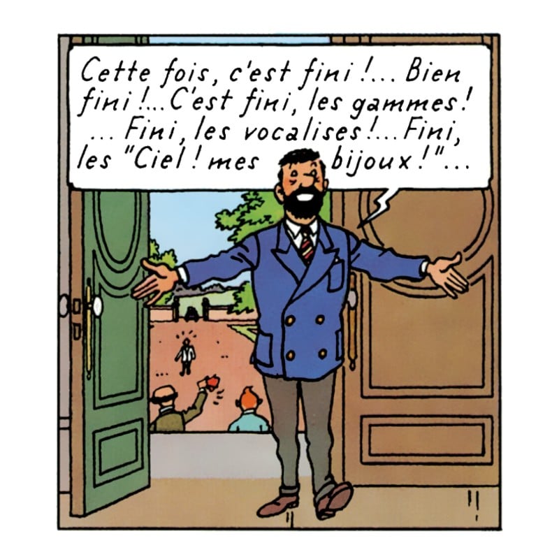 Hergé - Haddock en veston bleu - Figurine en résine - Amazonie BD