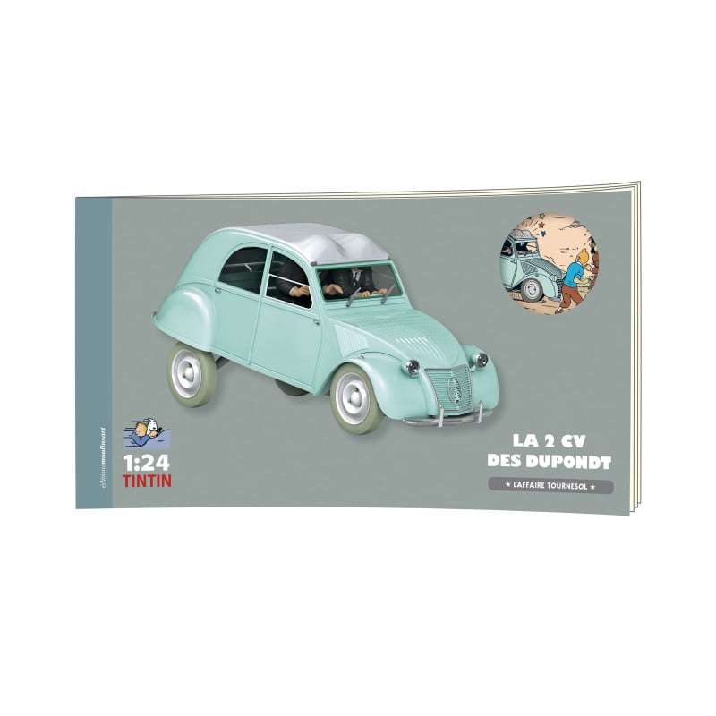 Hergé - Les Voitures de Tintin - La 2CV des Dupondt 1:24e - Amazonie BD