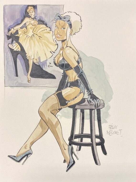 Meynet - Mirabelle dessin original