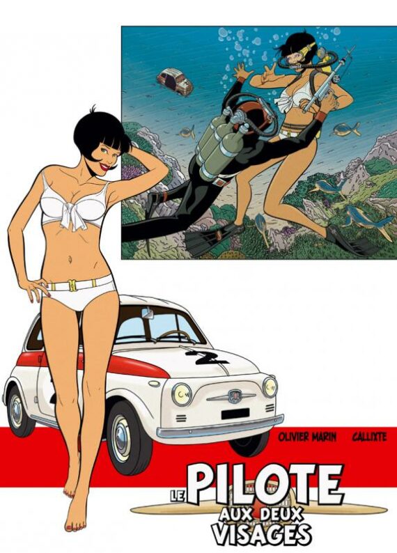 Olivier Marin - Les Enquêtes Auto de Margot N° 4 "Le pilote aux deux visages" - Tirage de tête (2012)