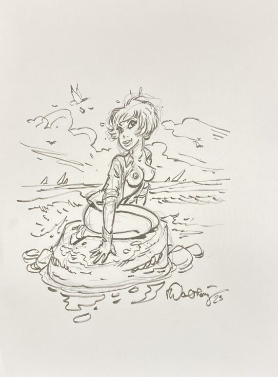 Walthéry - Natacha dessin original