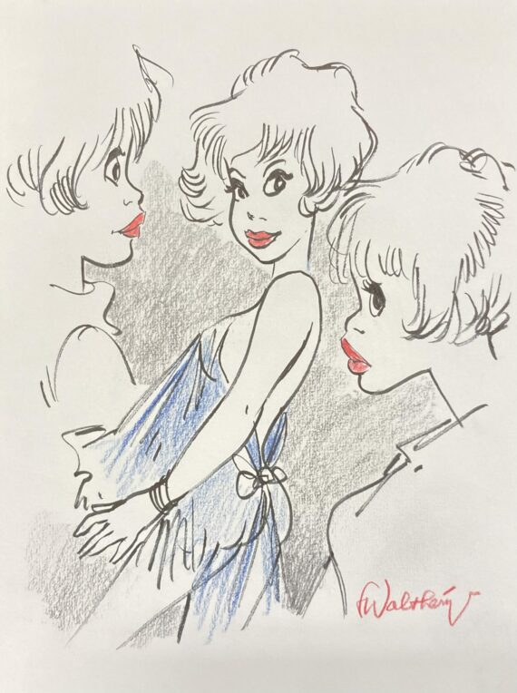 Walthéry - Natacha dessin original