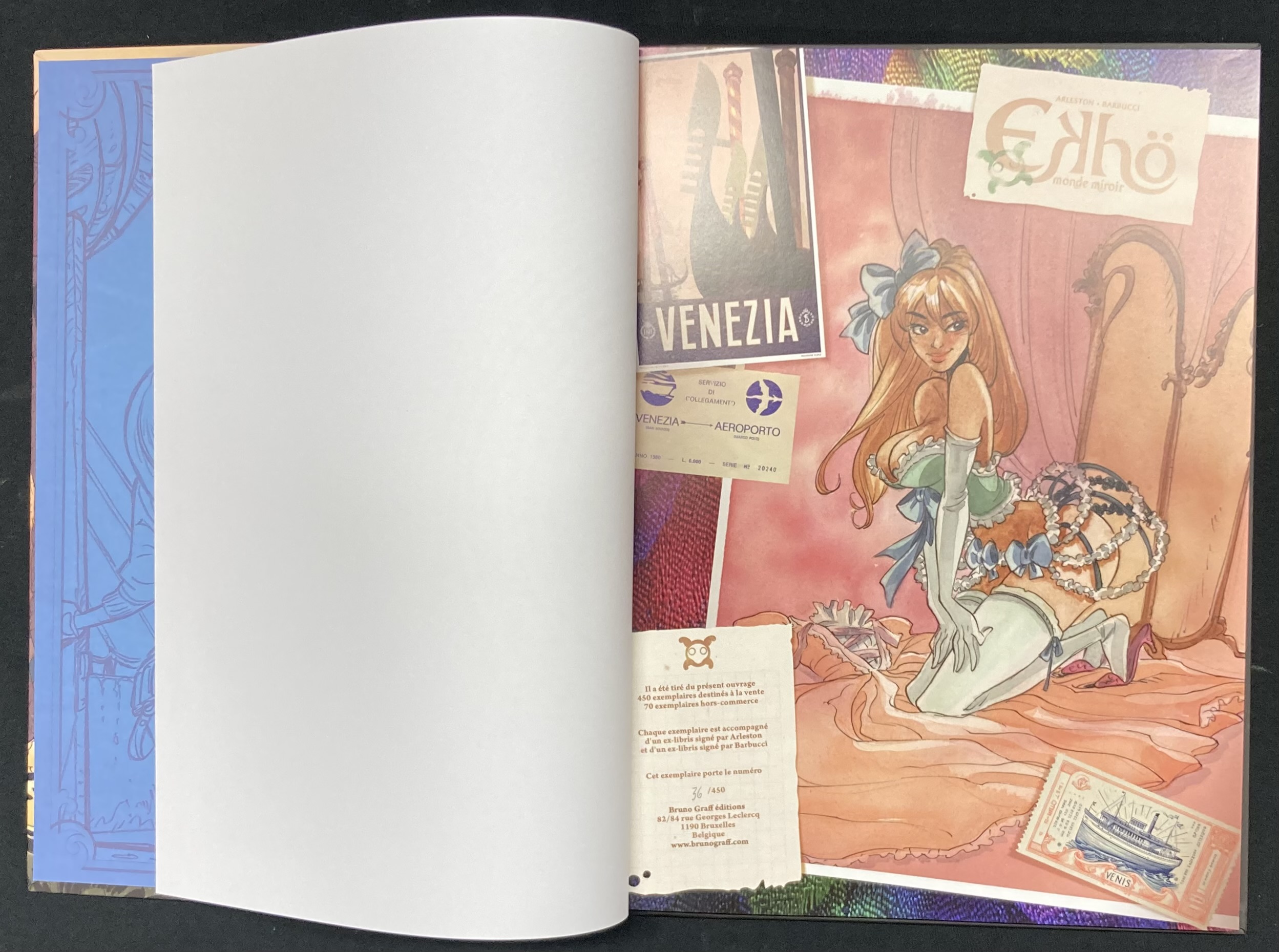 Arleston & Barbucci - Ekho N° 13 Les chimères de Venise - Tirage de tête - Amazonie BD