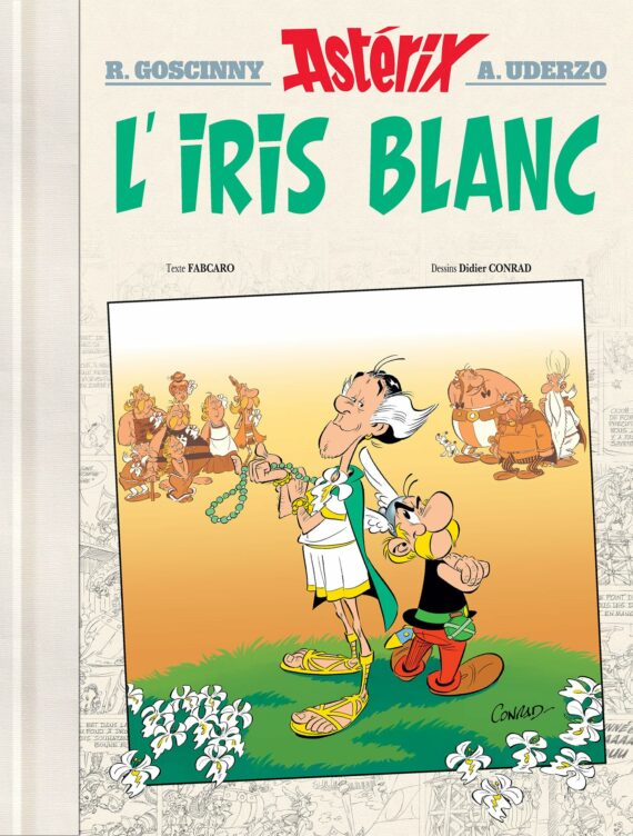 Goscinny & Uderzo / Fabcaro & Conrad - Astérix N° 40 "L'iris blanc" - Tirage limité (2023)