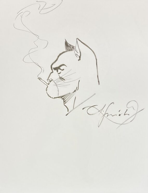 Guarnido - Dédicace / Blacksad Confidential Drawings Artbook - Tirage de tête Version Saint Malo (2024)
