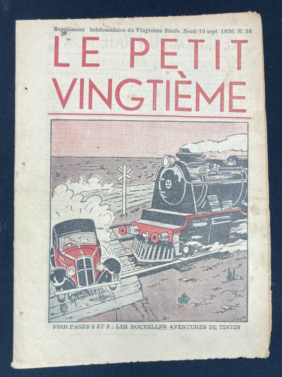 Hergé - L'Oreille cassée - Le Petit Vingtième N° 36 du Jeudi 10 septembre (1936)