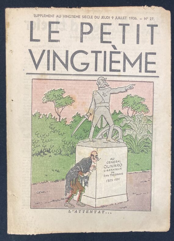 Hergé - L'Oreille cassée - Le Petit Vingtième N° 27 du Jeudi 9 juillet (1936)