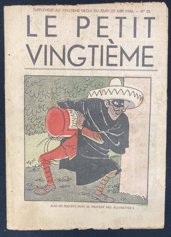 Hergé - L'Oreille cassée - Le Petit Vingtième N° 25 du Jeudi 25 juin (1936)