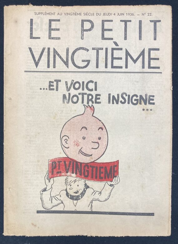 Hergé - L'Oreille cassée - Le Petit Vingtième N° 22 du Jeudi 4 juin (1936)