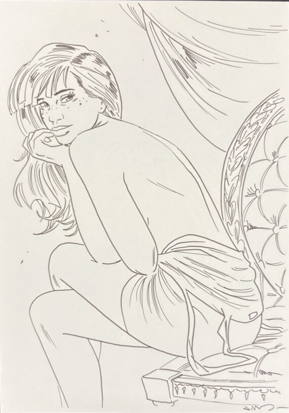 Jim - Une nuit à Rome - Dessin original