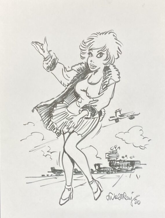 Walthéry - Natacha dessin original