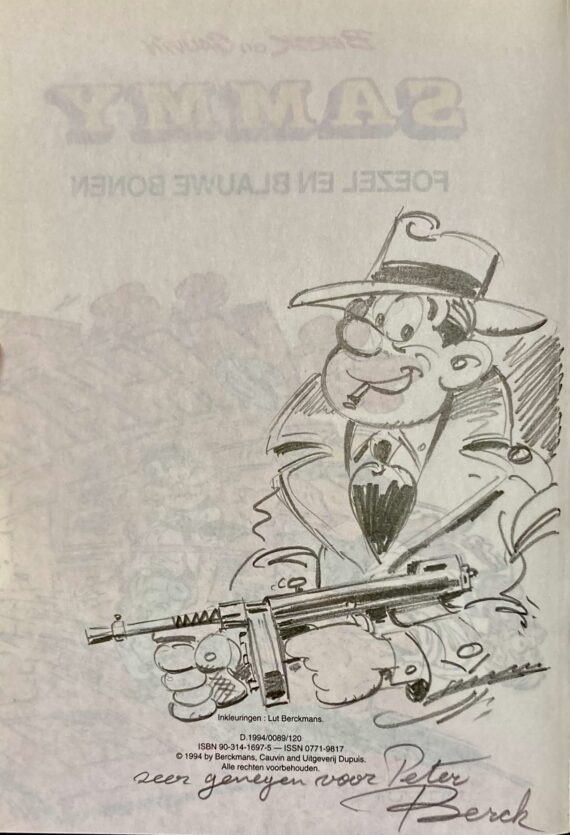 Berck & Cauvin - Dédicace / Sammy N° 31 "Foezel en blauwe bonen" (1994)