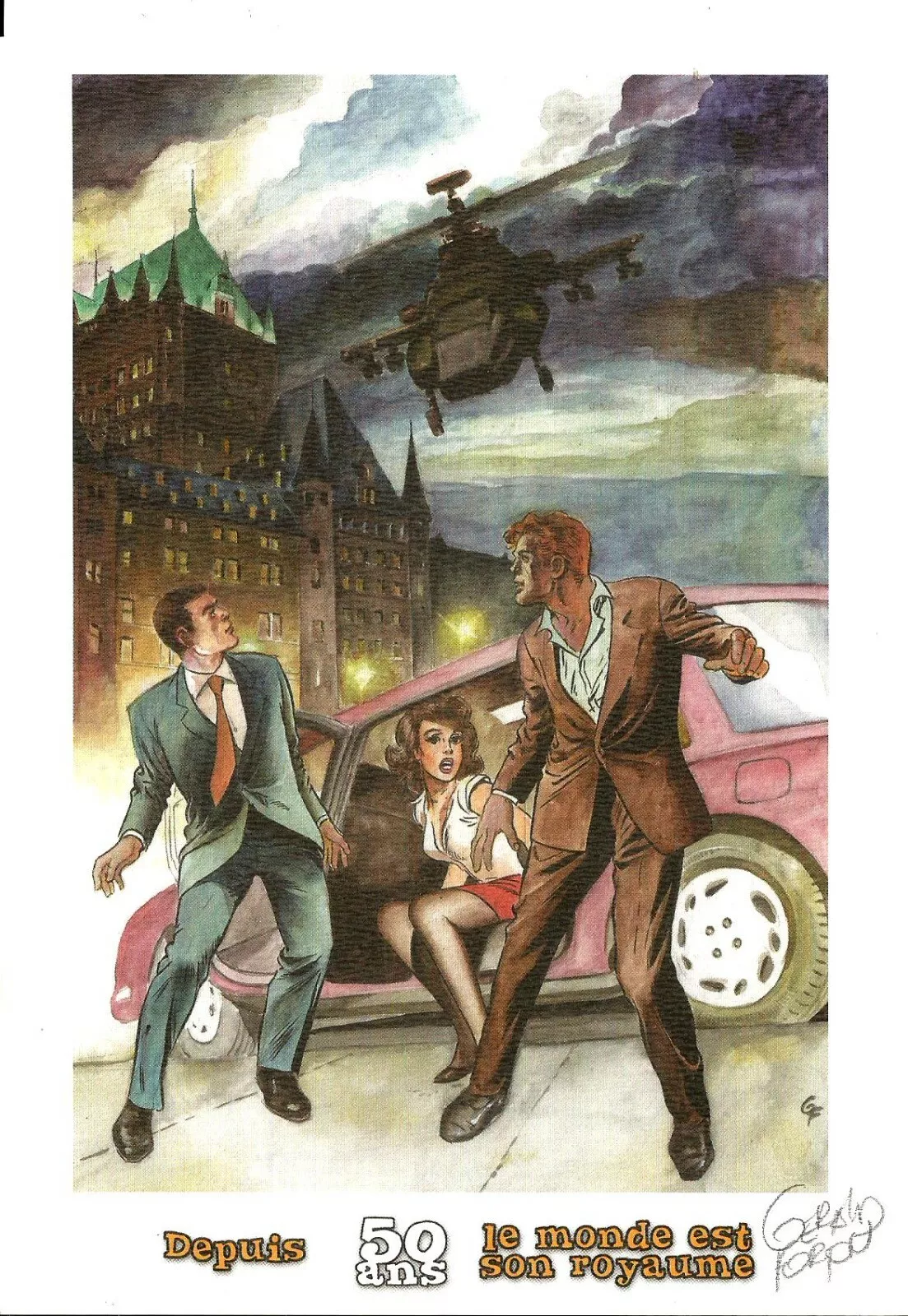 Bob Morane - Depuis 50 ans le monde est son royaume - Tirage de tête : Vernes, Coria, Forton - Amazonie BD