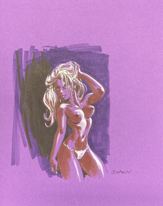 Dany - Dédicace Artbook - Tirage de tête version mauve (2023)