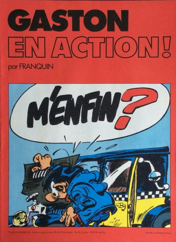 Franquin - Gaston en action - Publicité Chevron (1976)