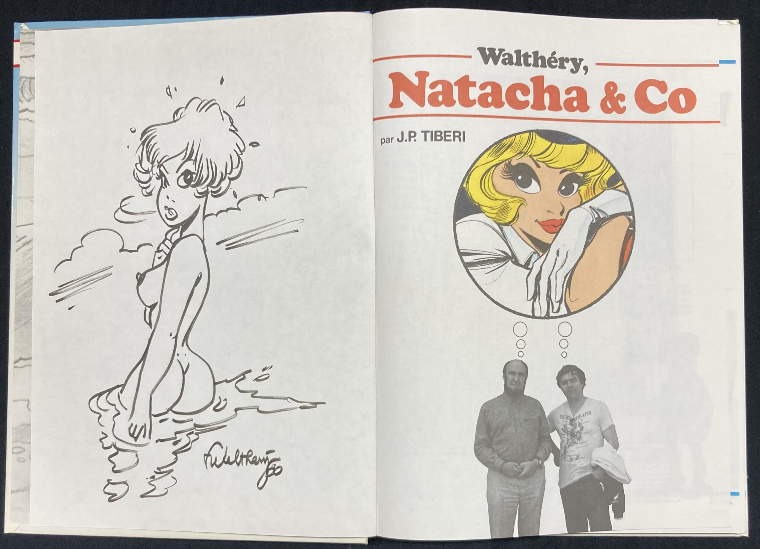 Walthéry – Dédicace : Natacha & Co – par J. P. Tibéri - Amazone BD