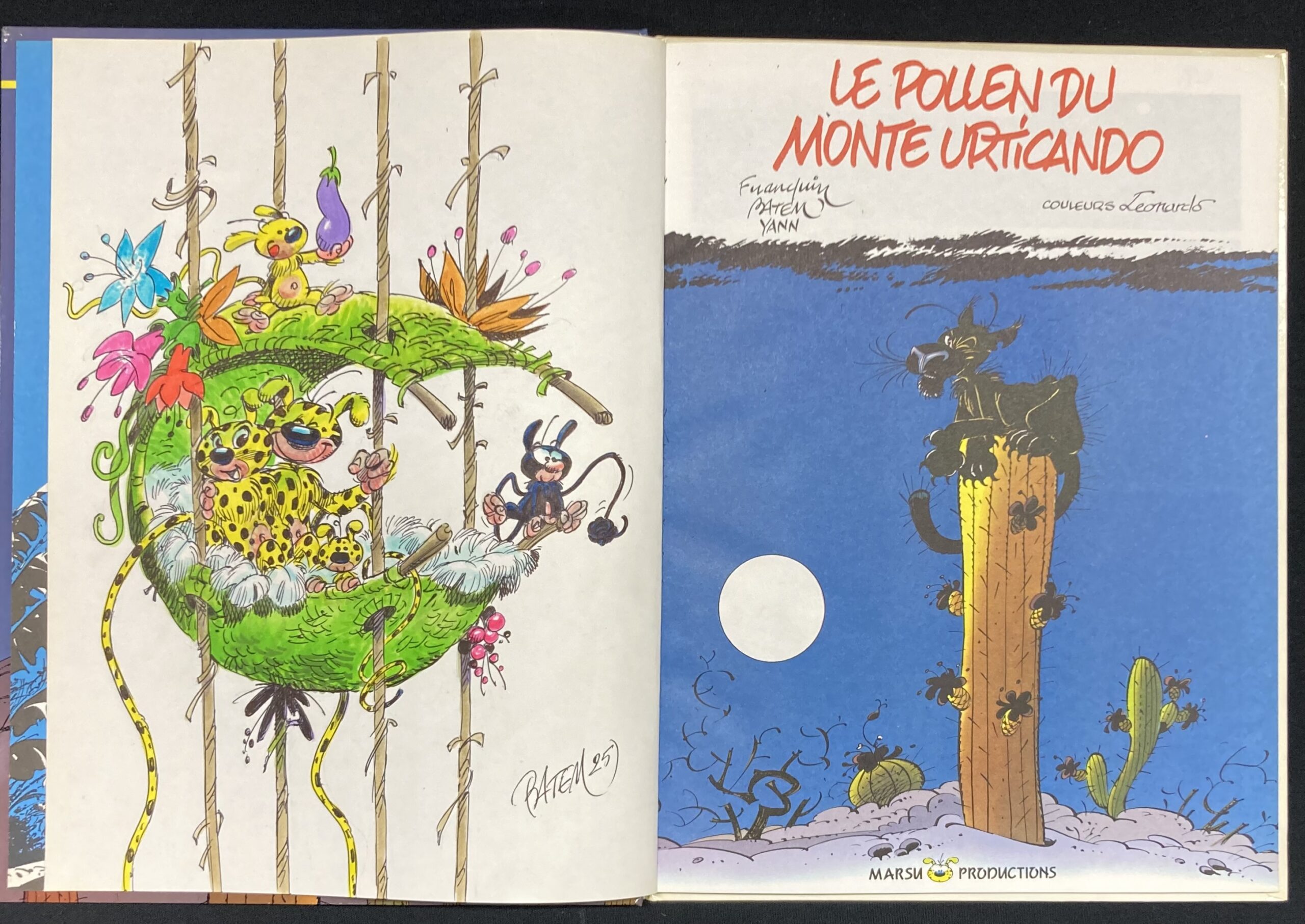 Batem – Dédicace : Marsupilami N° 4 Le pollen du Monte Urticando - Amazonie BD