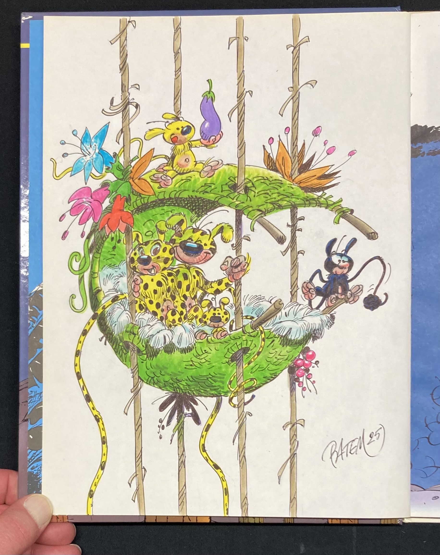 Batem – Dédicace : Marsupilami N° 4 Le pollen du Monte Urticando - Amazonie BD