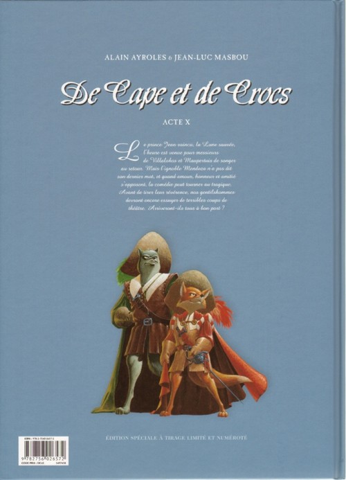 Ayroles & Masbou - De Cape et de Crocs N° 10 De la lune à la terre - Tirage limité - Amazonie BD