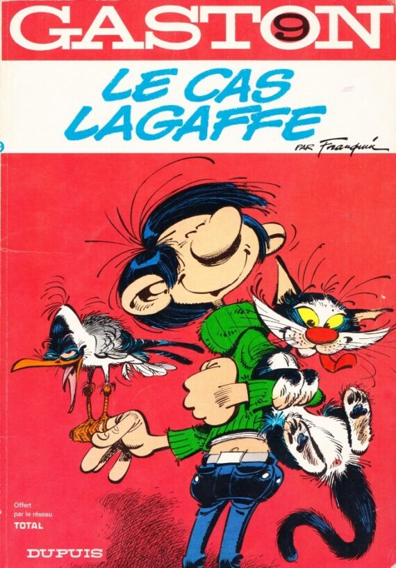Franquin - Gaston Lagaffe N° 9 "Le cas Lagaffe" Publicité Total (1972)