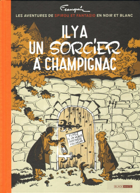 Franquin - Spirou & Fantasio "Il y a un sorcier à Champignac" - Tirage de limité noir et blanc + Timbres (2025)