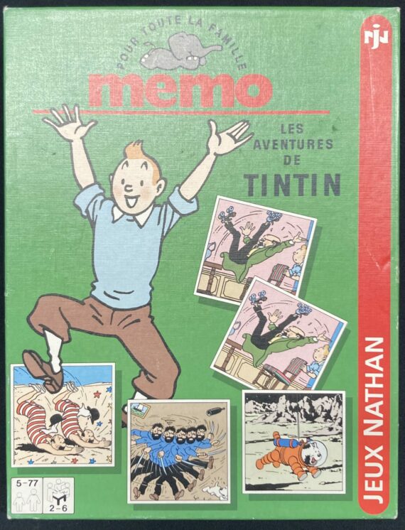 Hergé - Memo les aventures de Tintin - Jeux Nathan (1994)