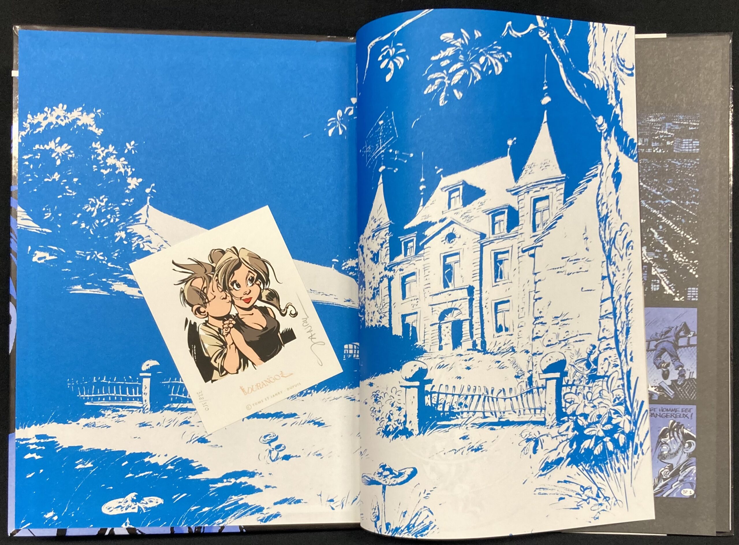 Tome & Janry - Spirou N° 46 Machine qui rêve + Ex libris - Amazone BD