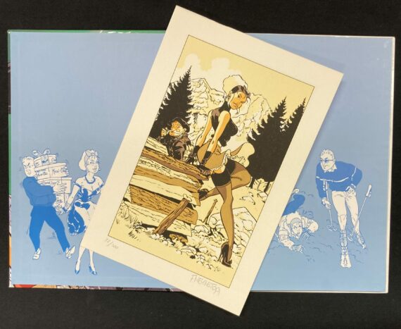 Meynet & Roman - Double M N° 6 "Le chamois blanc" + 2 ex libris (1999)