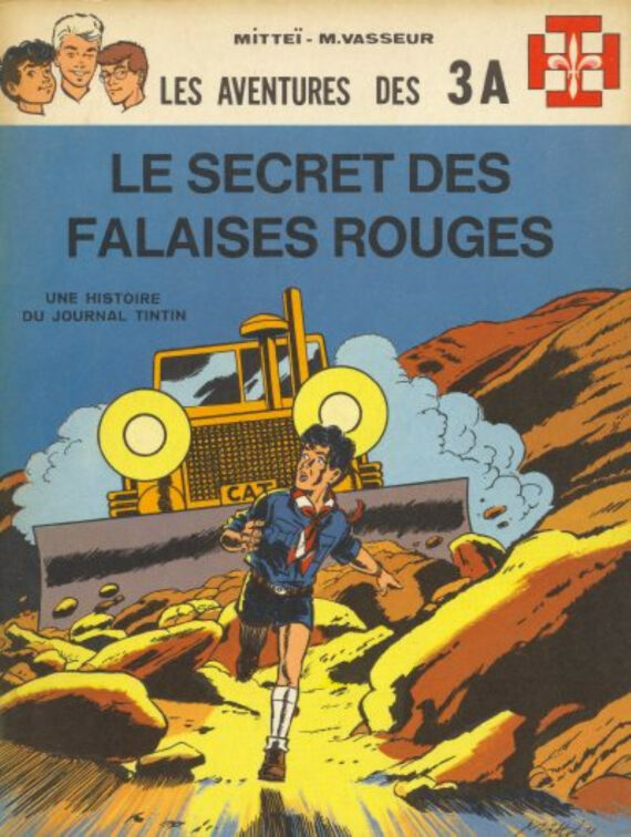 Mitteï & Vasseur - Les aventures des A N° 3 "Le secret des falaises rouges" (1979)