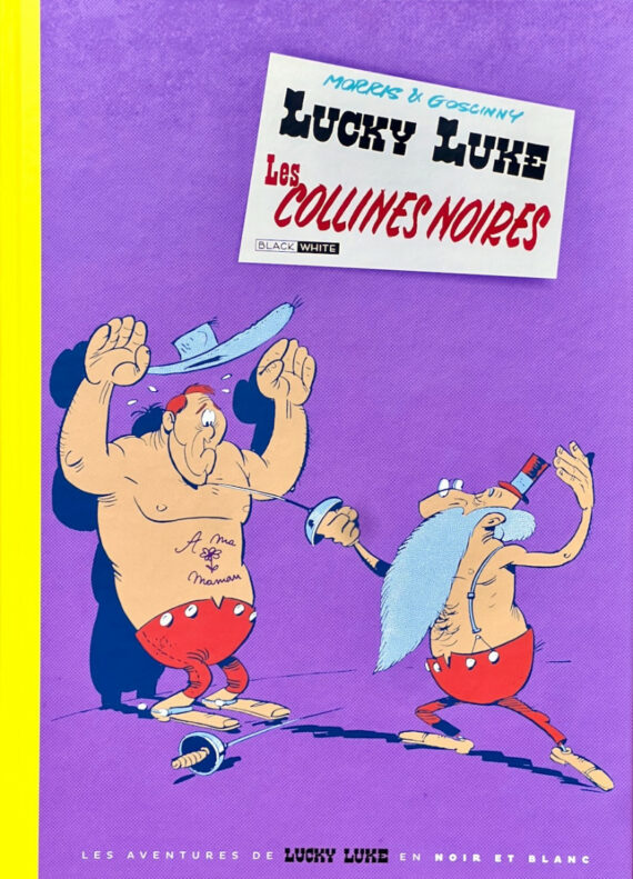 Morris & Goscinny - Lucky Luke N° 21 "Les collines noires" - Tirage limité + timbres (2025)