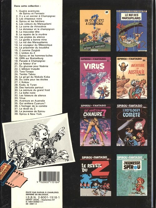 Tome & Janry - Spirou N° 39 Spirou à New York - Amazone BD