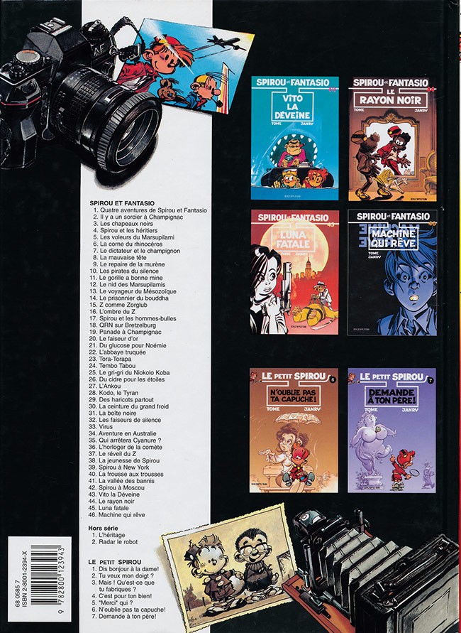Tome & Janry - Spirou N° 46 Machine qui rêve + Ex libris - Amazone BD