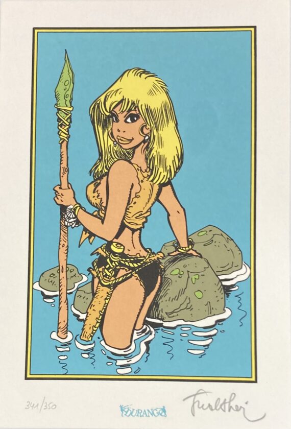 Walthéry – Natacha N° 16 "L’ange blond" + Ex libris (1994)