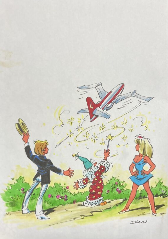 Dany & Greg - Dédicace / Olivier Rameau N° 6 "L'oiseau de par-ci, par-là" (1985)