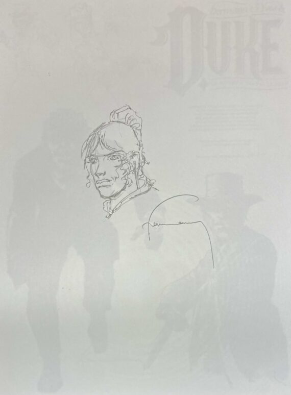 Hermann & Yves H. - Dédicace / Duke N° 7 "Ce monde n'est pas le mien" - Tirage de tête (2023)