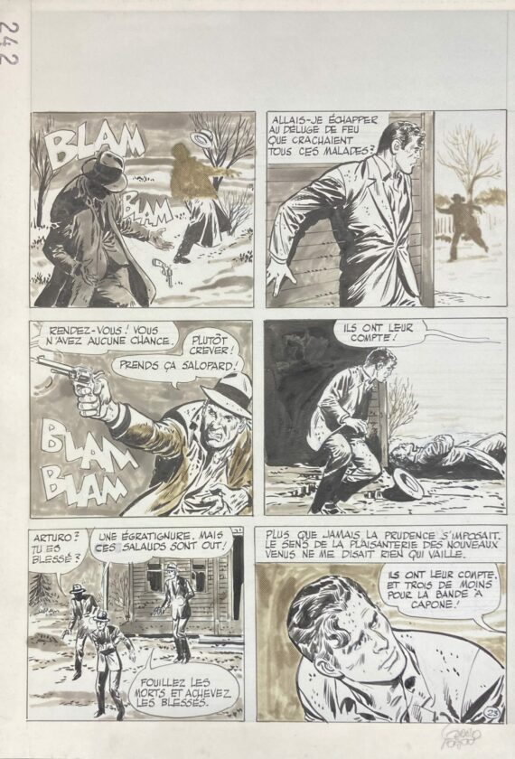 Gérald Forton - Borsalino / Planche originale  (2024 / 2006) A