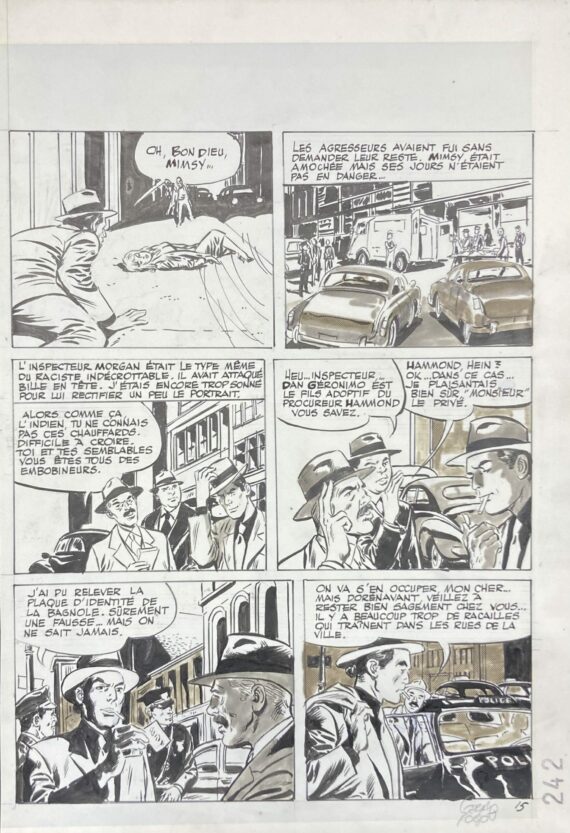 Gérald Forton - Borsalino / Planche originale  (2024 / 2006) B