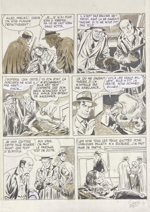 Gérald Forton - Borsalino / Planche originale  (2024 / 2006) F