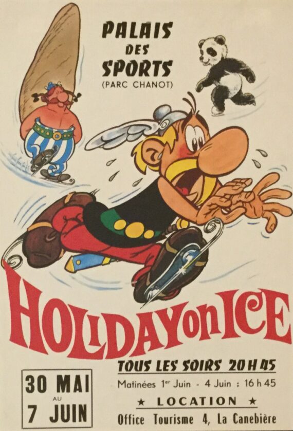 Goscinny & Uderzo - Affiche Astérix Holiday On Ice (1971)