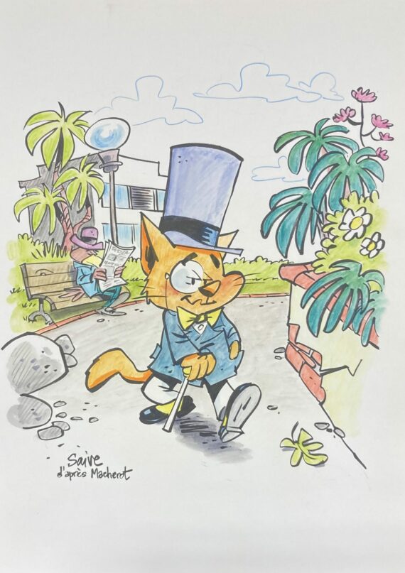 Olivier Saive – Chaminou – Dessin original (2026) F