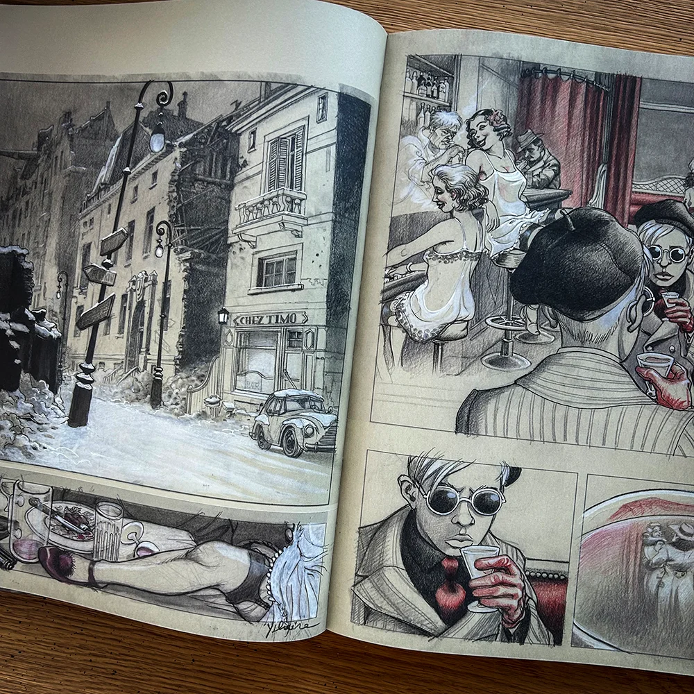 Yslaire & Fromental – Simenon La neige était sale – Tirage de tête - Amazonie BD