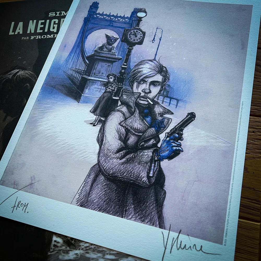 Yslaire & Fromental – Simenon La neige était sale – Tirage de tête - Amazonie BD