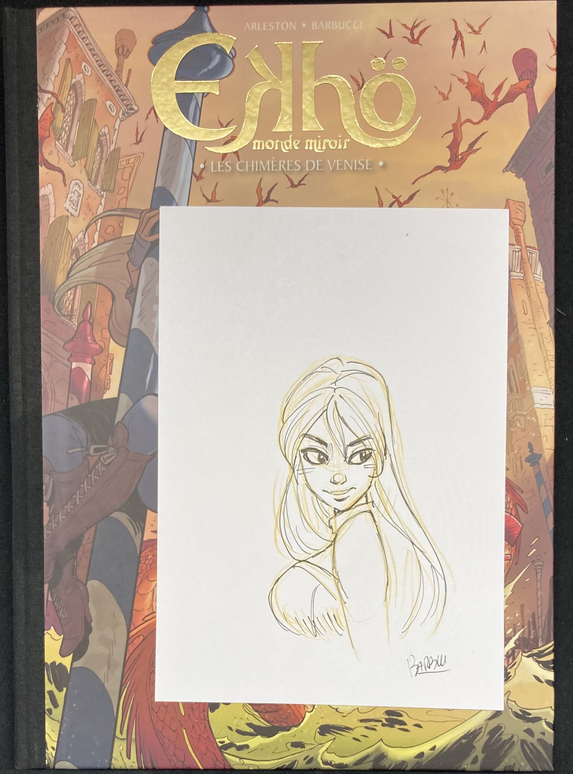 Arleston & Barbucci – Dédicace : Ekho N° 13 « Les chimères de Venise » – Tirage de tête - Amazonie BD